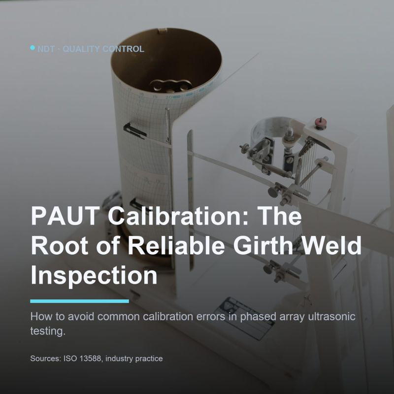 PAUT Calibration for Pipe Girth Welds