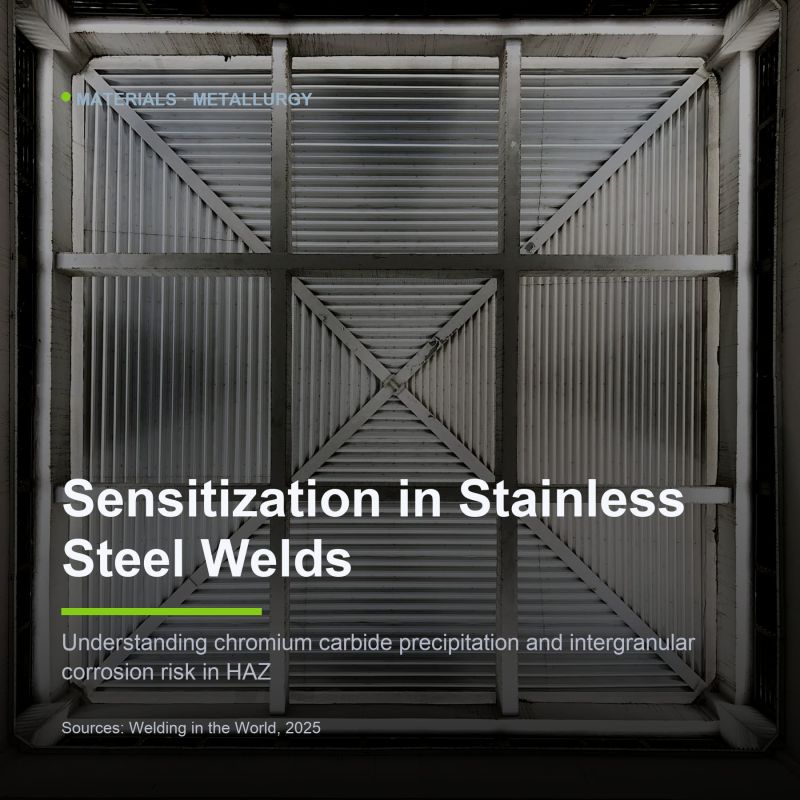 Sensitization of Austenitic Stainless Steels in Welding