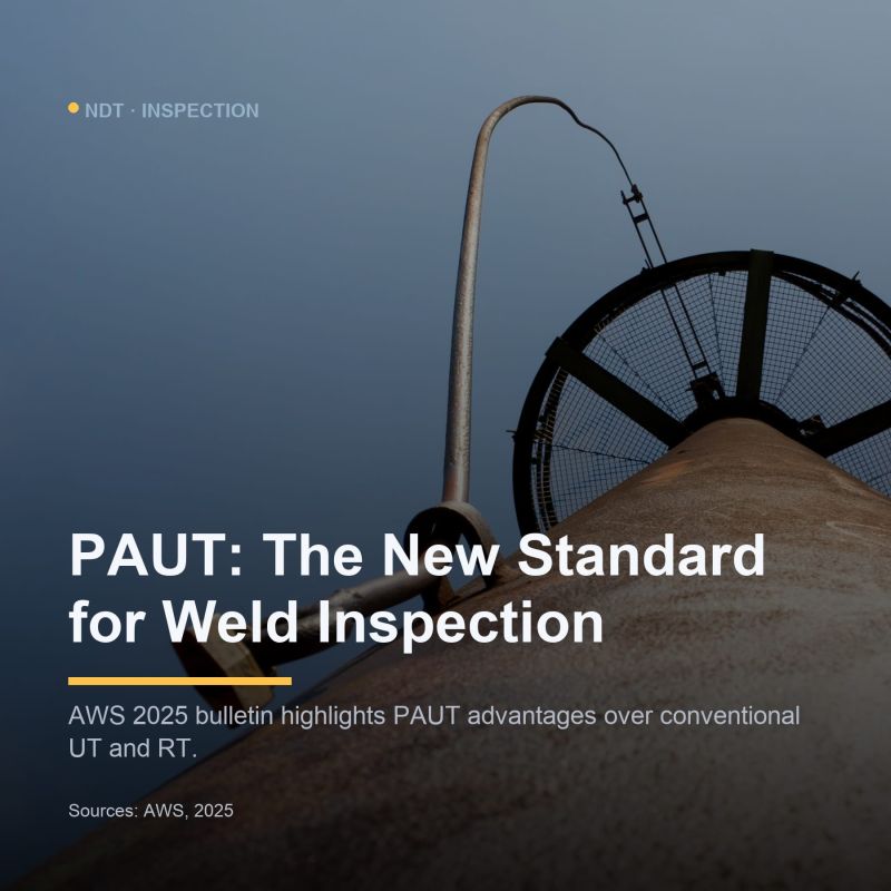 PAUT (Phased Array Ultrasonic Testing) for Weld Inspection