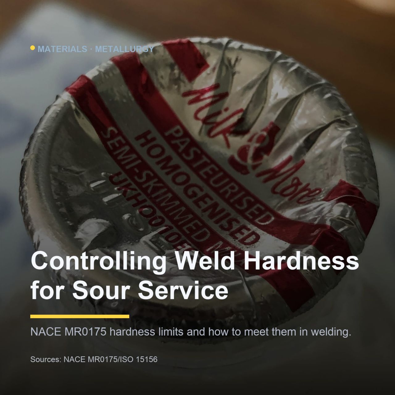 Hardness limits for sour service welding per NACE MR0175