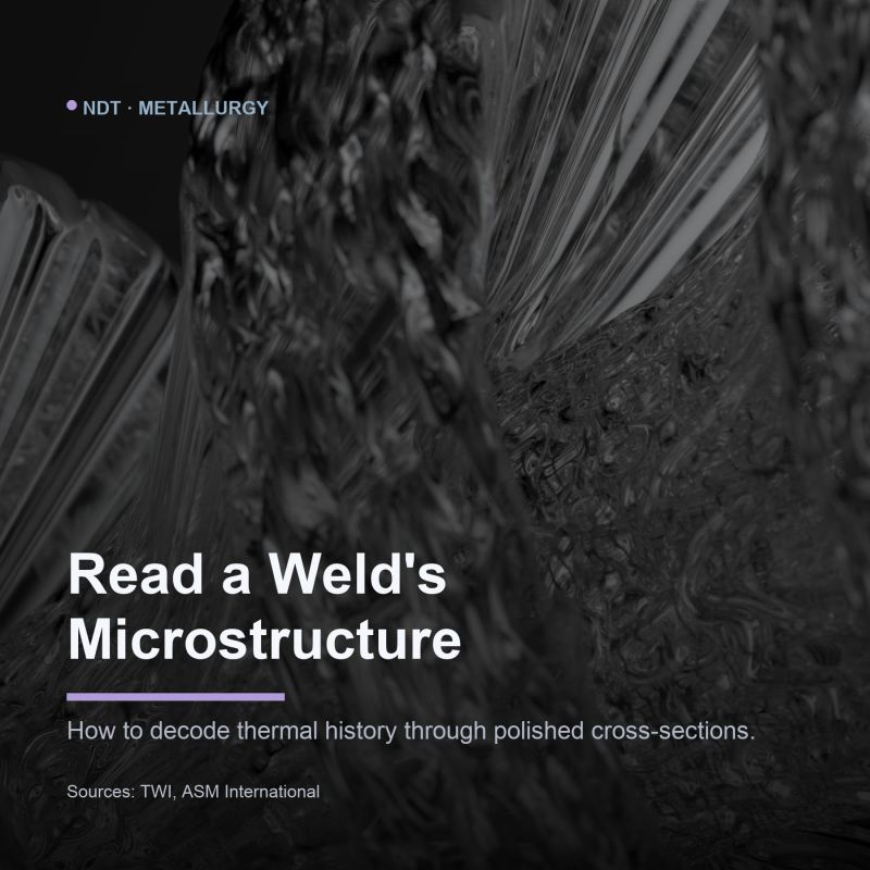 Microstructure reads like a story, how to start understanding it