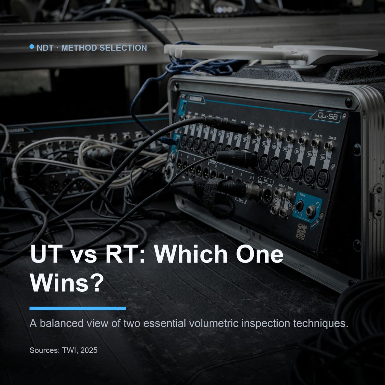 When ultrasonic testing beats radiography, and when it does not