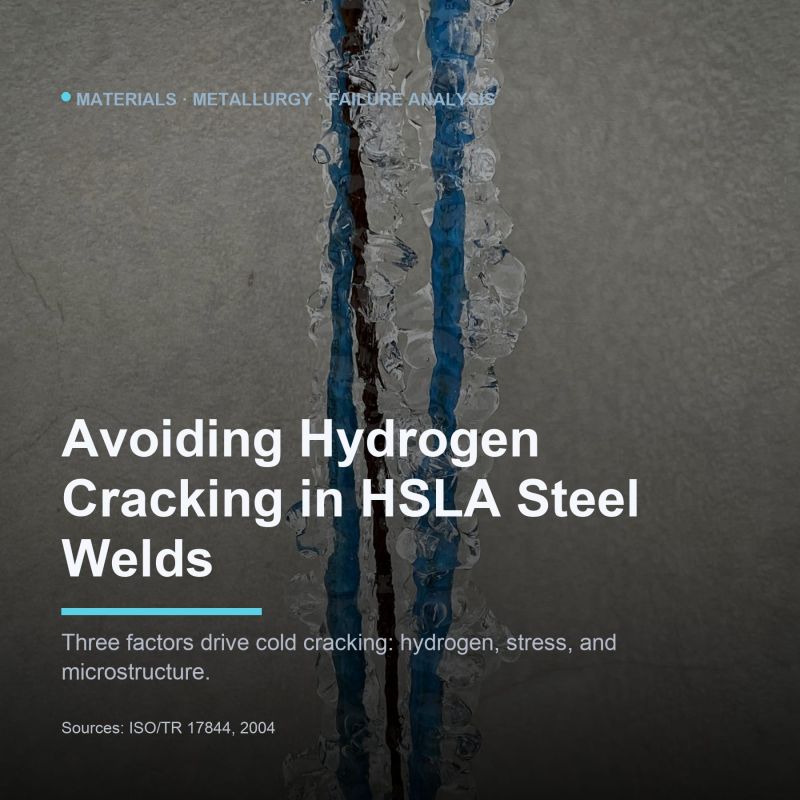 Hydrogen Cracking in High-Strength Steel Welds
