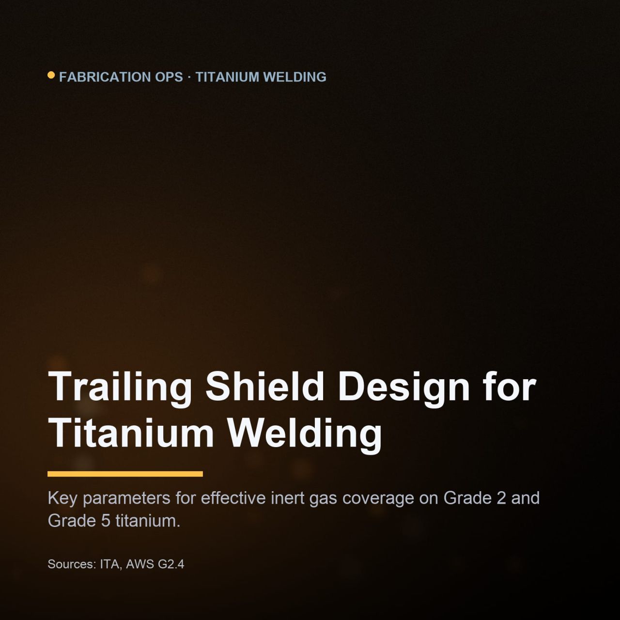 Titanium welding demands rigorous atmospheric protection to prevent...