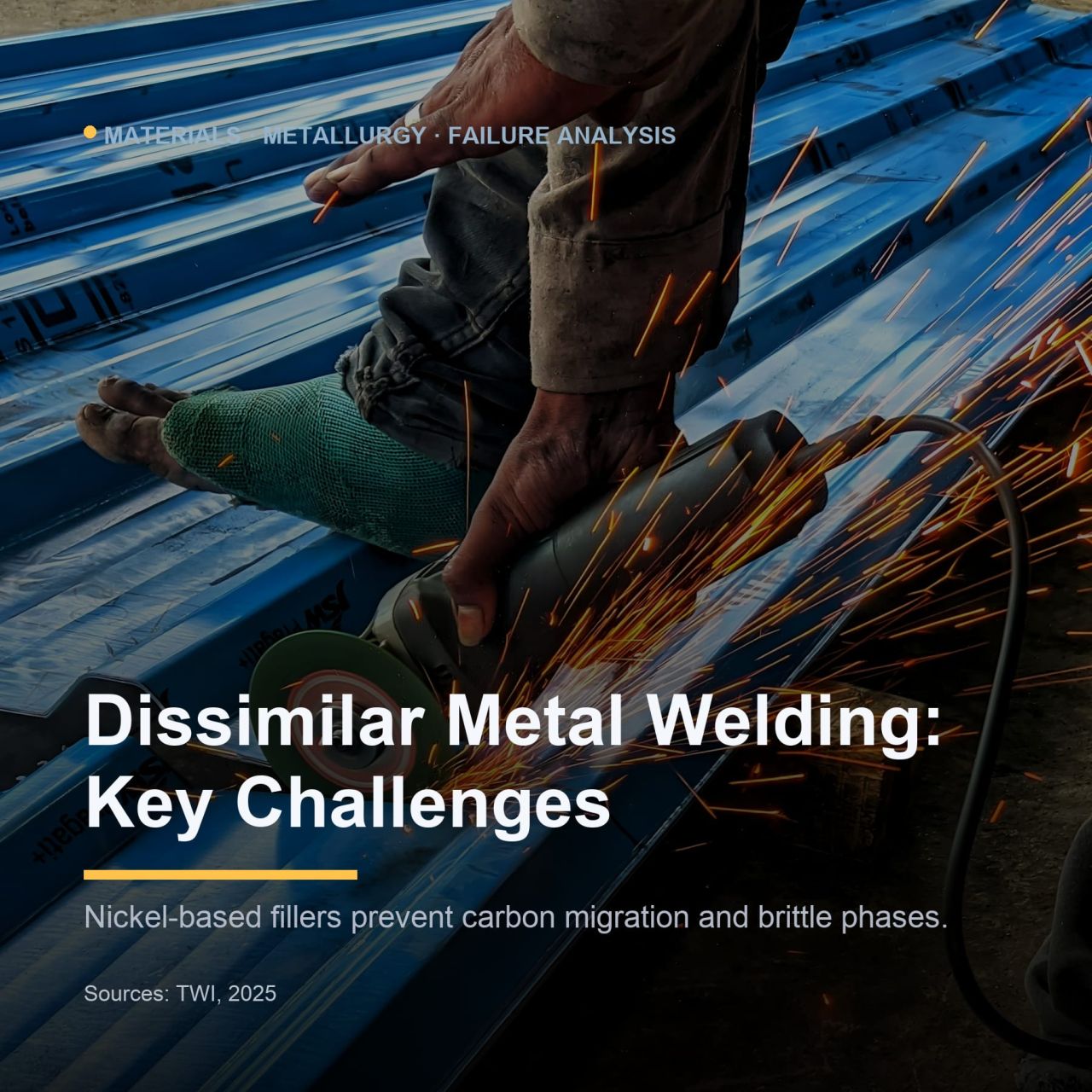 Dissimilar Metal Welding (DMW) of Stainless Steel to Carbon Steel