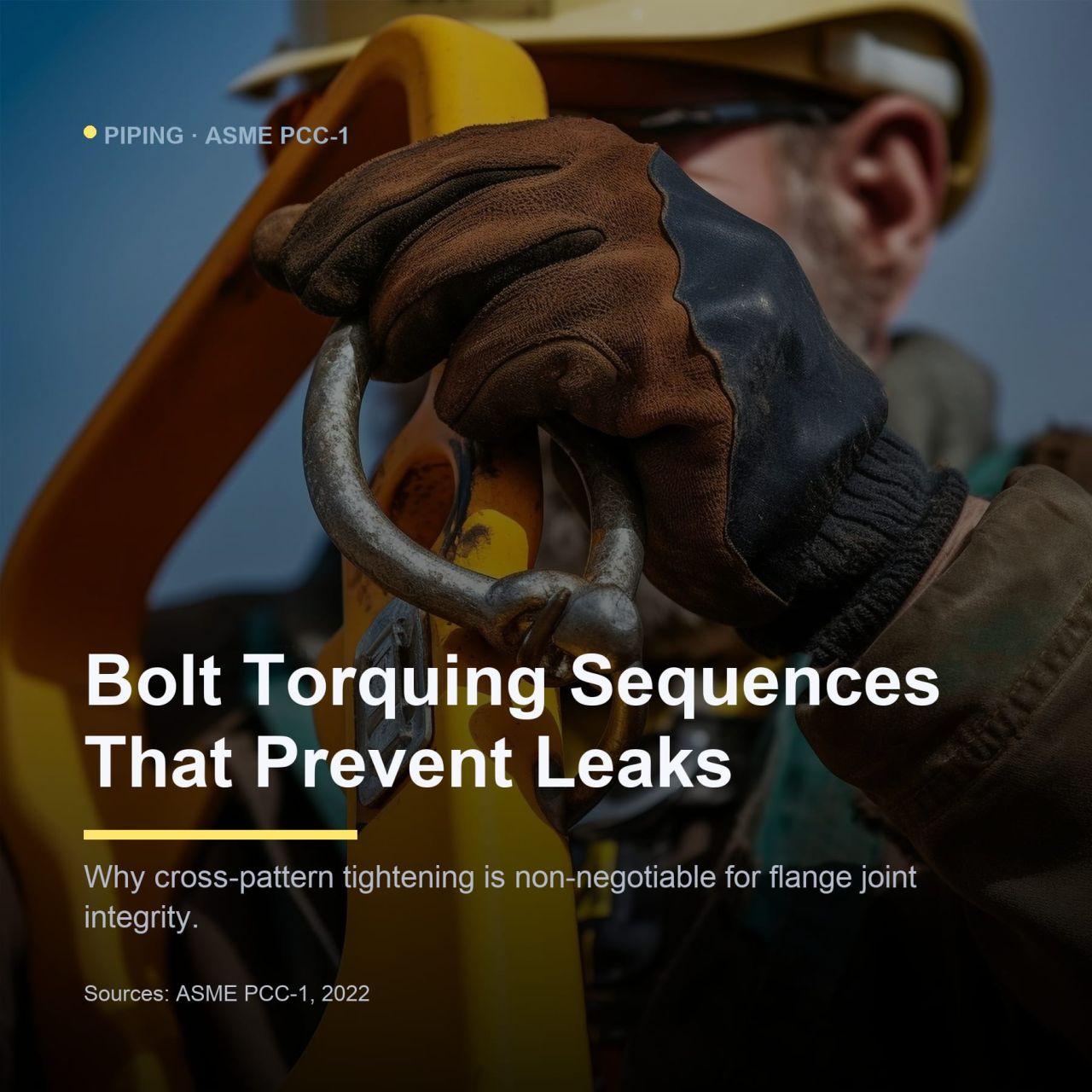 Flange Bolt Torquing Sequences per ASME PCC-1